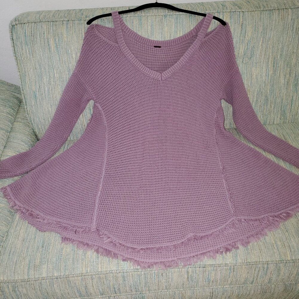 FREE PEOPLE COLD SHOULDER TOP